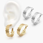 Arracadas Acero Inoxidable 156 - Oro