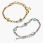 Pulso Acero Inoxidable Trébol 4 hojas 373 - Oro