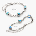 Pulso Acero Inoxidable Esmalte Ojo 427