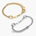 Pulso Acero Inoxidable Corazón 451 - Oro