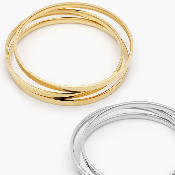 AP0468 Brazalete Triple Acero Inoxidable 468 - Imagen 1