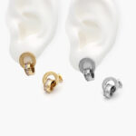 Broqueles Acero Inoxidable Tornillo 42 - Oro
