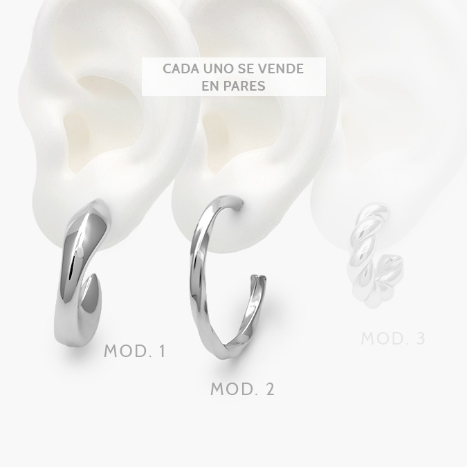 marcaca1024 Aretes Acero Inoxidable 93 - Imagen 1