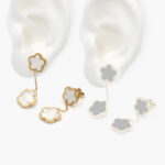 Aretes Acero Inoxidable Mariposas 105