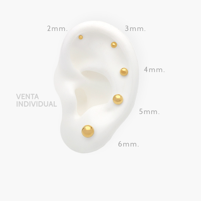 AAP0208 Piercing Acero Inoxidable 208 - Imagen 1
