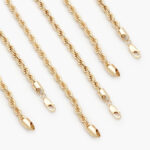 Cadena Chapa de Oro Torsal 5mm. 0025 - Imagen 2