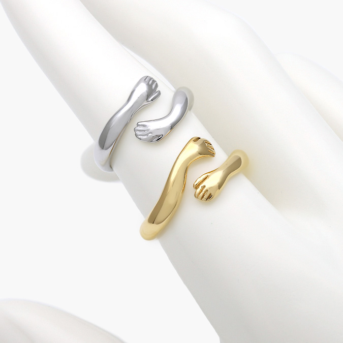 AB0372 Anillo Acero Inoxidable Abrazo 0372 - Imagen 1