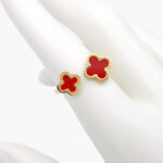 Anillo Acero Inoxidable Doble Flor Esmalte 0391 - 6
