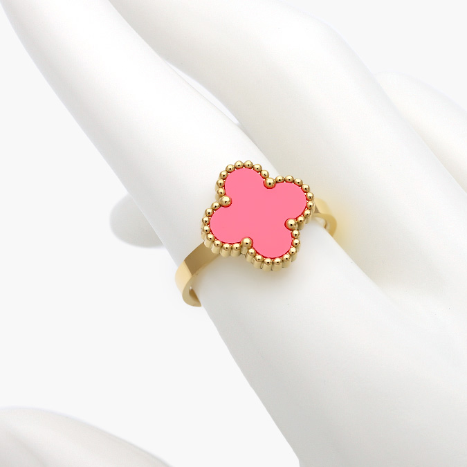 AB0397 Anillo Acero Inoxidable Flor Esmalte 0397 - Imagen 1