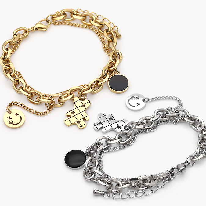AP0532 Pulso Acero Inoxidable Oso Carita Feliz 532 - Imagen 1