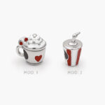 Dije Acero Inoxidable Malteada 491 - Modelo 1