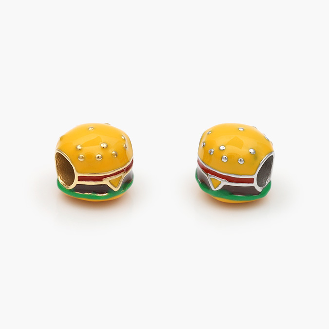 ACH0538 Dije Acero Inoxidable Hamburguesas 538 - Imagen 1