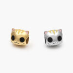 Dije Acero Inoxidable Cabeza de Gato 548 - Oro