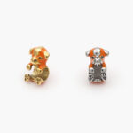 Dije Acero Inoxidable Perro 582 - Oro