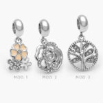 Dije Acero Inoxidable Flores & Árboles 620 - Modelo 1