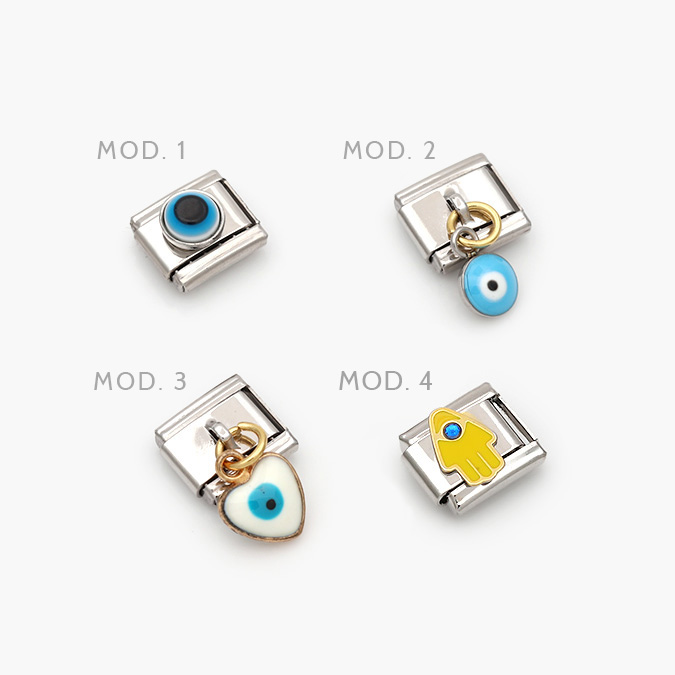 NOM1 Charm Acero Inoxidable Nomination Ojo Turco - Imagen 1