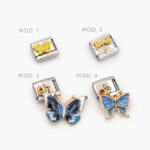 Charm Acero Inoxidable Nomination Mariposas