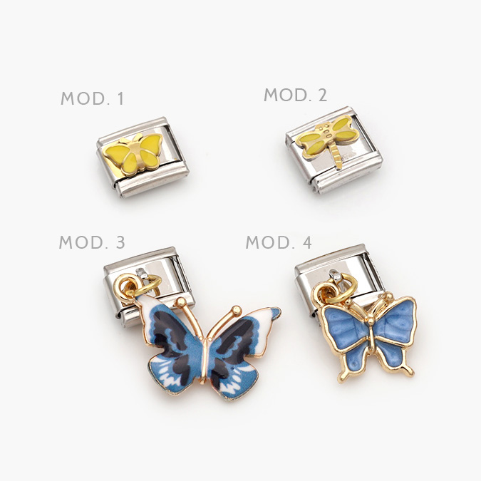 NOM43 Charm Acero Inoxidable Nomination Mariposas - Imagen 1