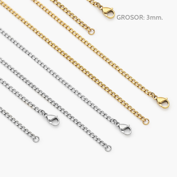 AC0073 Cadena Acero Inoxidable Barbada 3mm. 0073 - Imagen 1