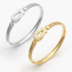 Brazalete Acero Inoxidable Hebilla 603 - Oro