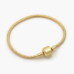 Pulso para Charms Barril Chapa de Oro 006