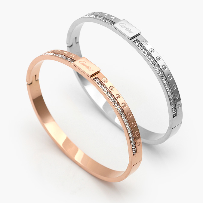 VP0436 Brazalete Rotulado Acero Inoxidable Zirconia 436 - Imagen 1