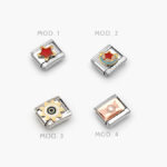 Charm Acero Inoxidable Nomination Estrellas