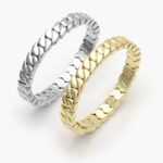 Brazalete Elástico Chapa de Oro 0521 - Oro