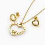 Juego Corazón Acero Inoxidable Corazón 0047