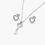 Juego Acero Inoxidable Llave Corazón 0069 - Imagen 2