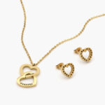 Juego Acero Inoxidable Corazones 0140