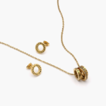 Juego Acero Inoxidable Triple Aros 0165