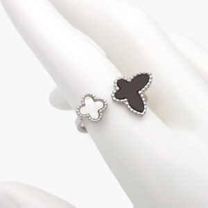 Anillo Flores Acero Inoxidable 349
