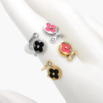 Anillo Flores Acero Inoxidable 424 - Plata - 8