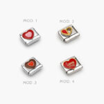 Charm Acero Inoxidable Nomination Corazones - Modelo 1