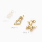 Mini Dije Animales Chapa de Oro - Modelo 1