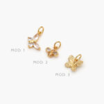 Mini Dije Esmalte Chapa de Oro - Modelo 1