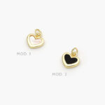 Mini Dije Corazón Chapa de Oro