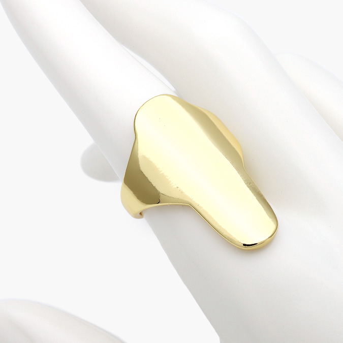 CTB1093 Anillo Chunky Chapa de Oro 1093 - Imagen 1