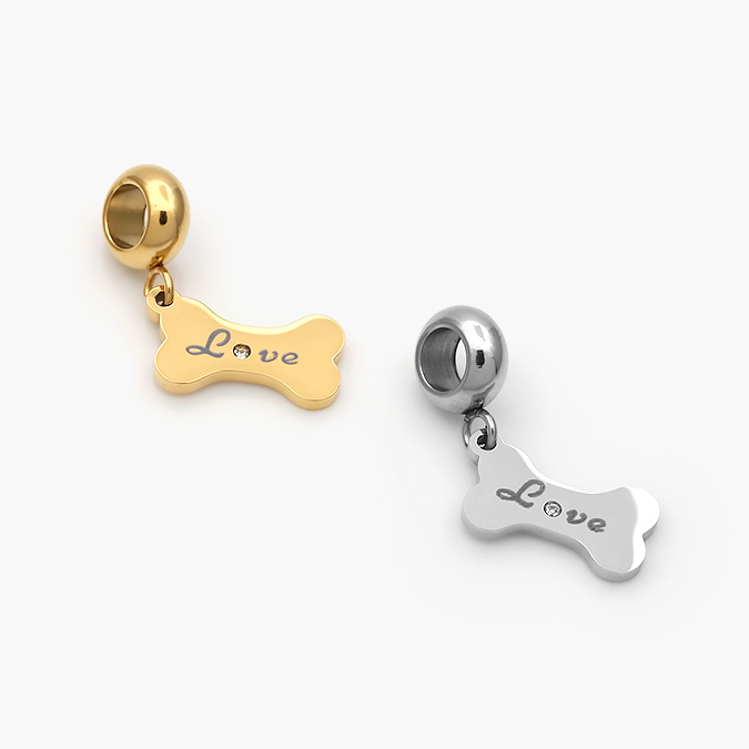 ACH0634 Colgante Hueso Love Acero Inoxidable 634 - Imagen 1