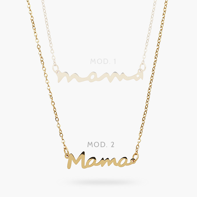AD0499 Collar Acero Inoxidable MAMA 499 - Imagen 1