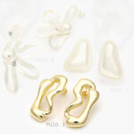 Aretes Chunky Chapa de Oro 612