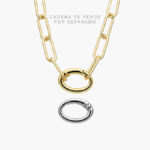 Dije Argolla Acero Inoxidable 005 - Oro