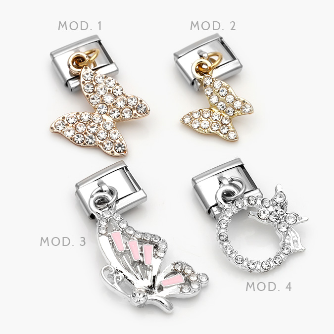 ACN0174 Charm Mariposas Acero Inoxidable Grupo 174 - Imagen 1