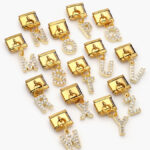 Charm Inicial Zirconia Acero Inoxidable 188 - Imagen 2