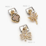 Charm Flor Acero Inoxidable Grupo 166 - Modelo 1