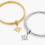 Brazalete Triple Estrella Acero Inoxidable 642 - Oro