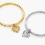 Brazalete Triple Corazón Acero Inoxidable 646