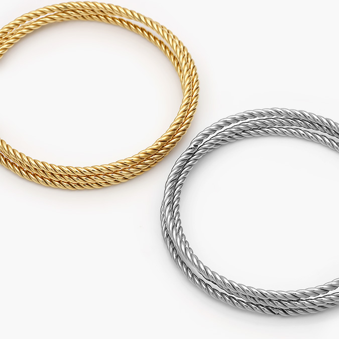 AP0652 Brazalete Triple Acero Inoxidable 652 - Imagen 1
