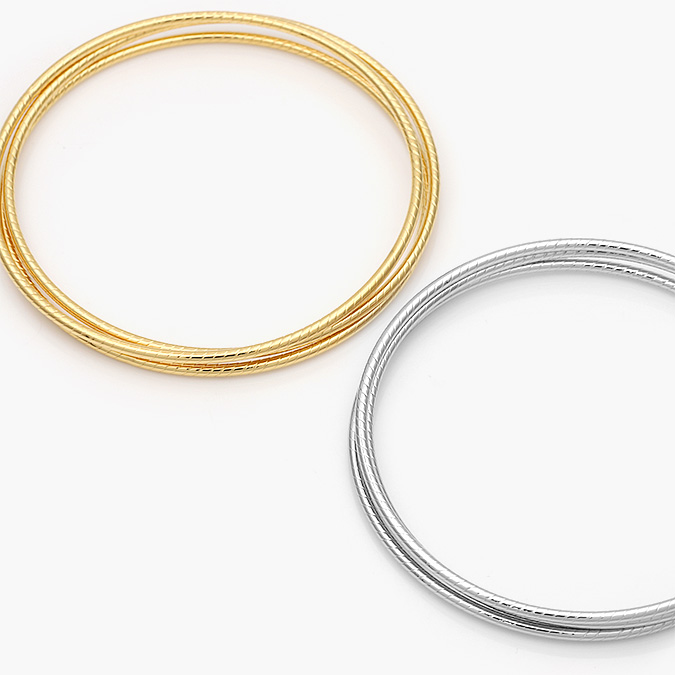 AP0656 Brazalete Triple Acero Inoxidable 656 - Imagen 1